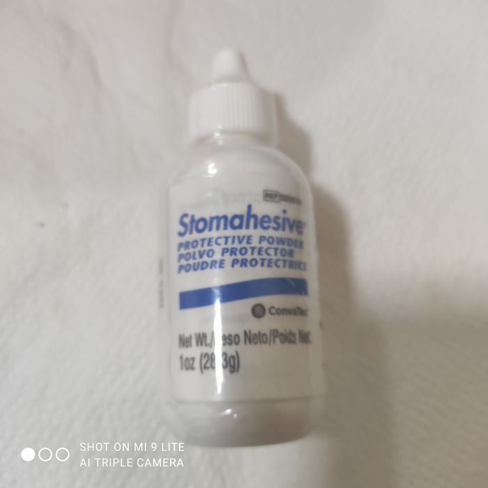 Стома Aбсорбирующая пудра  уменьшает раздражение.