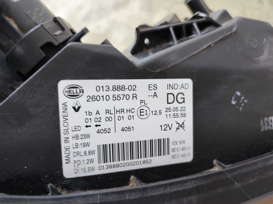 Far dreapta Renault Kadjar LED Pure Vison original