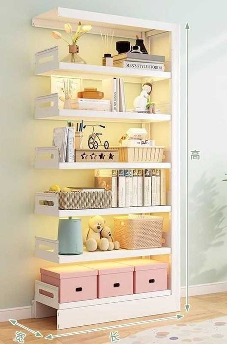 Po‘lat Kitob Raflari/ Uy Uchun Po‘lat Kitob Javoni – Shaxsiy Kutubxona