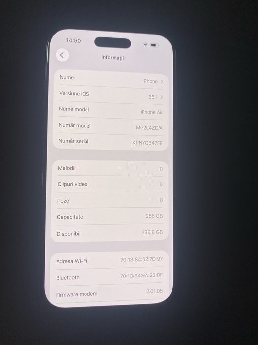 Apple iPhone Air 256Gb id-XXL5424