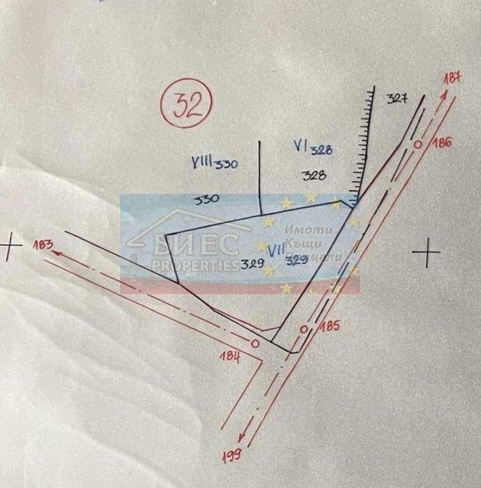 УПИ - 791 м2 в с. Слаковци