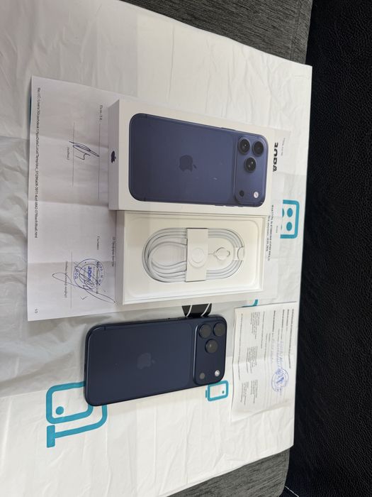 КАТО НОВ 256GB iPhone 17 Pro Max Гаранция Зора 2028г. Blue | Син