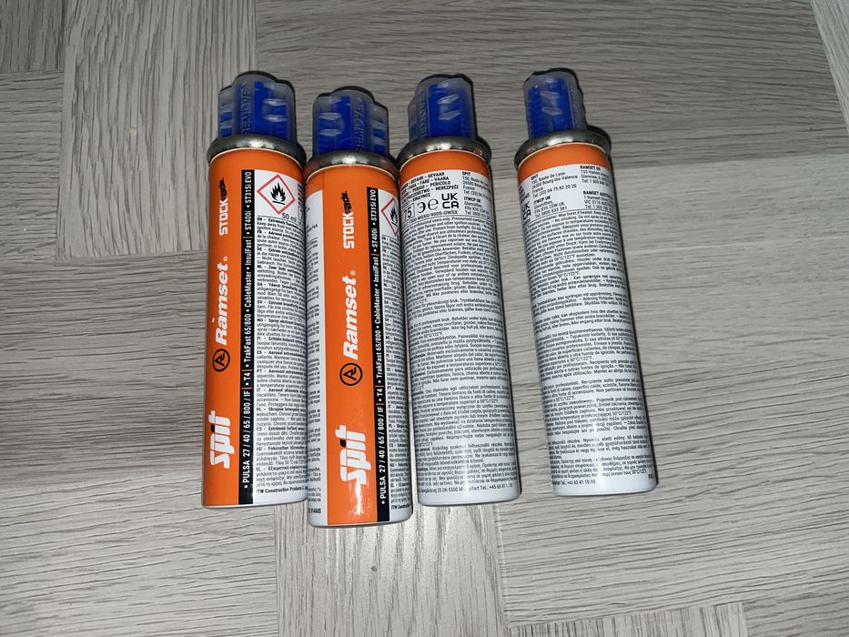 Cuie pistol spit pulsa p800 + gaz   22mm-6 cutii 32mm-6 cutii 15mm-3 cutii 27mm - 1 cutie