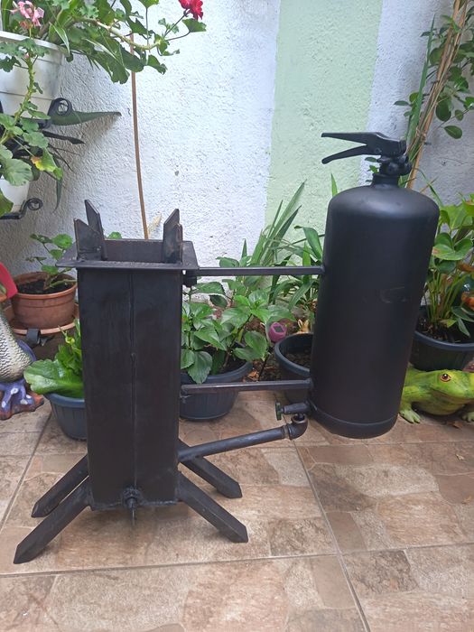 Sobă pe ulei ars 2in1 si de gatit si de incalzit