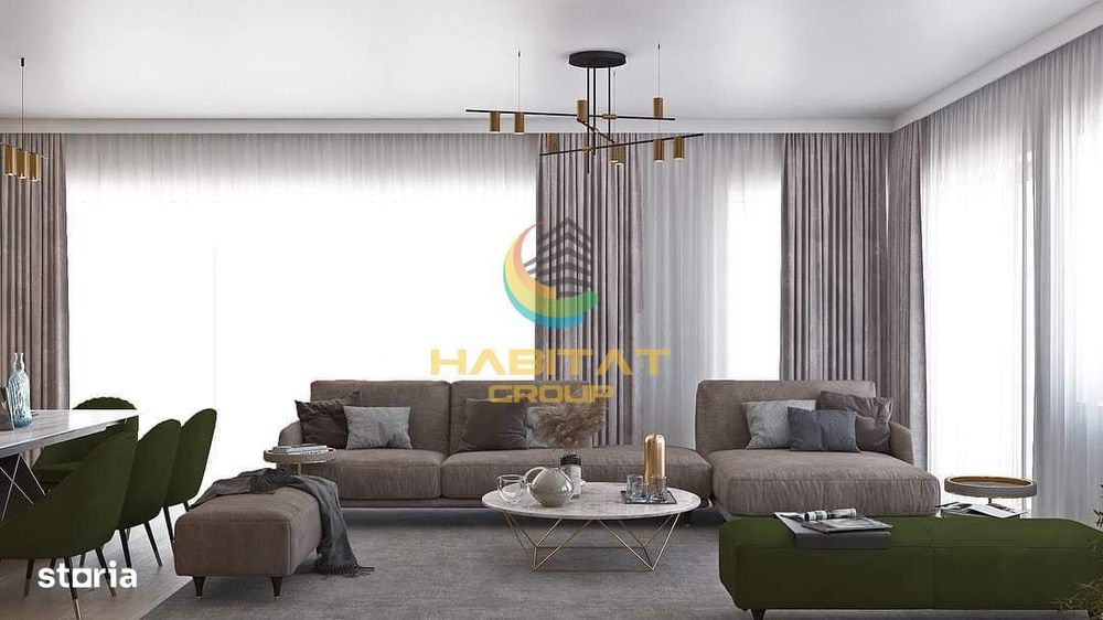 Penthouse cu 4 camere, terasa generoasa si confort Premium