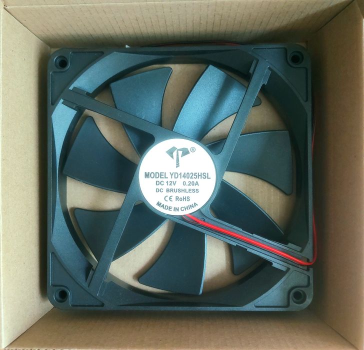 Продам вентилятор для блок питания 140мм