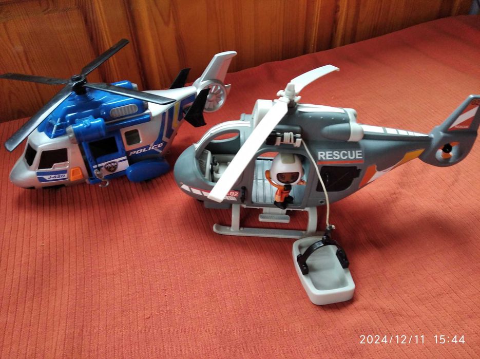 Детски въртолет, самолет, кран