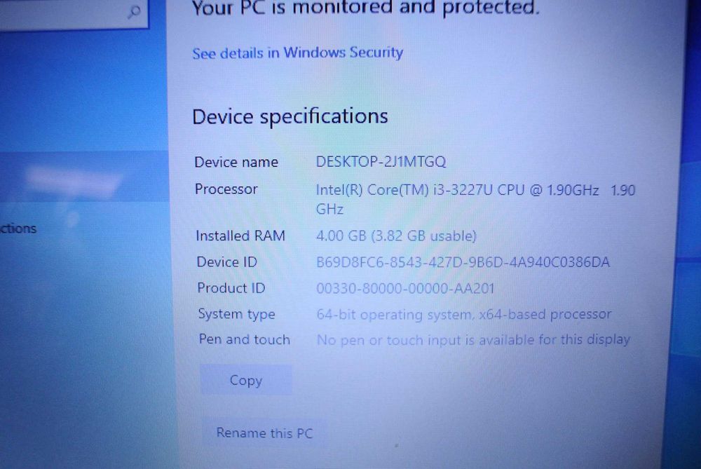 Лаптоп Acer Aspire S3 i3 4GB