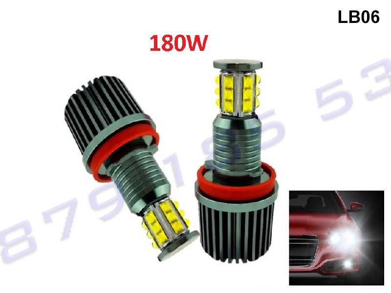 Висикокачествени LED ангелски очи бяла светлина BMW бмв фарове лед