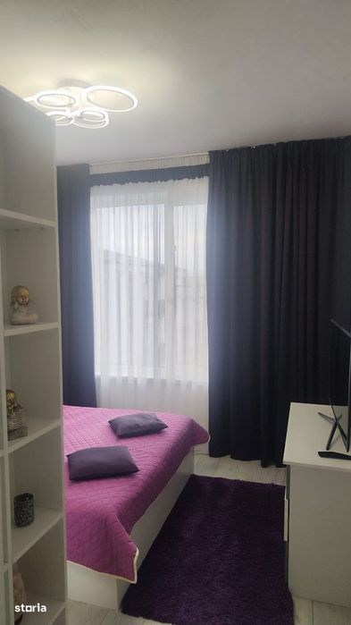 Garsoniera spatioasa , decomandată, utilată complet, etaj 1 , Cireșica