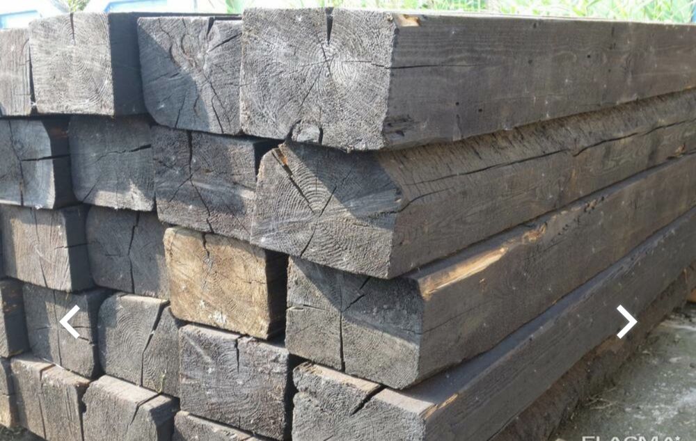 Шпалы деревянные