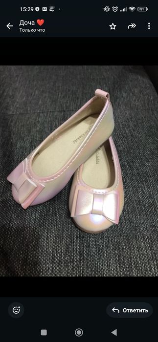 Платье и балетки для девочки