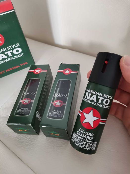 Spray Nato SET 2 buc 60ml x2 Spray Piper Autoaparare