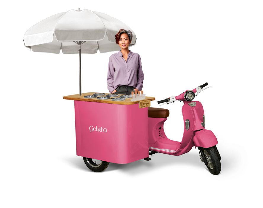 Prosecco Bar-Beer Bar-Affogato Bar- Gelato Cart - Food Cart- Bar mobil