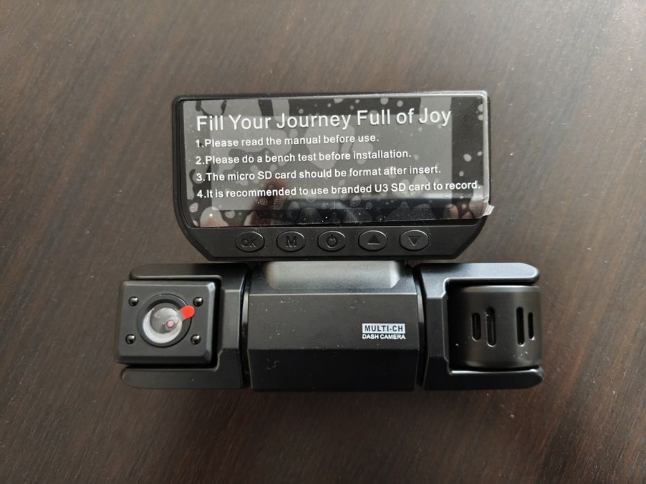Cameră auto DVR 360° – 4 camere, Full HD 1080P, WiFi