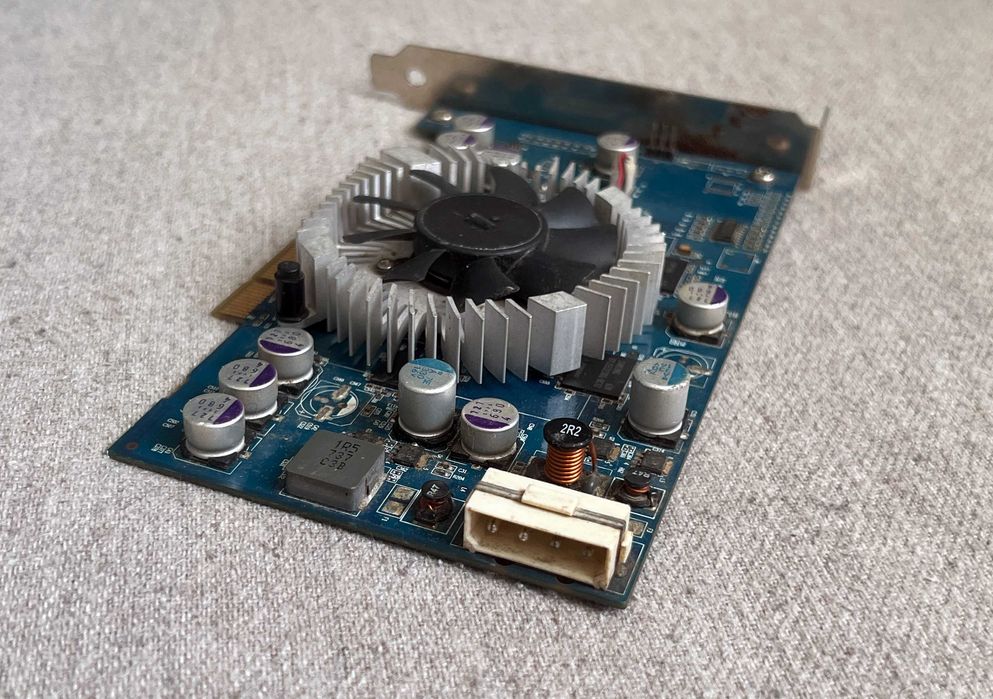 Placă accelerare fizică Ageia PhysX 128MB PCI rară retro gaming