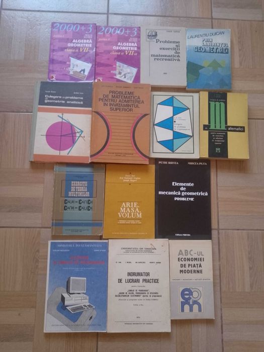 Culegeri și Carti Matematica/Informatica Vechi / Colectie / Preturi pe Bucata sau Lot