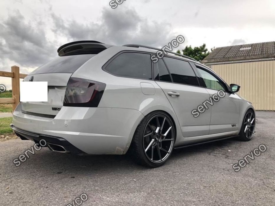 Difuzor bara spate Skoda Octavia 3 Rs HB Estate 13-19 v6 Maxton Design