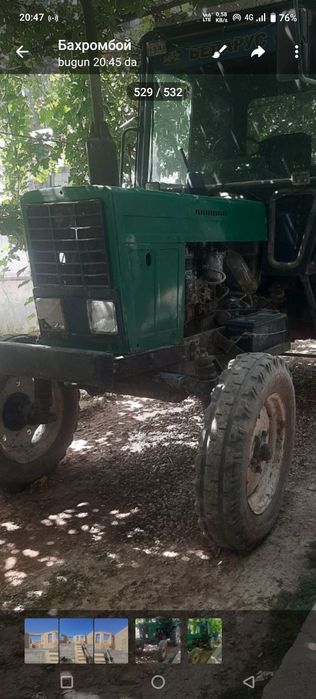 БЕЛАРУС 80 ТРАКТОР атлична састияна нахаду юриб турибди .