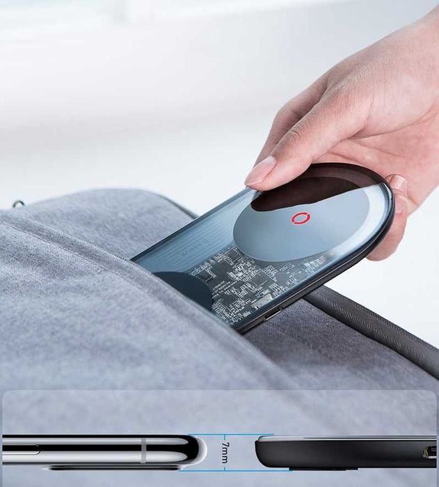 Baseus Беспроводное зарядное устройство 24w 2в1 Турбо