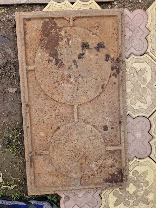 Чугунная плита на печь ссср