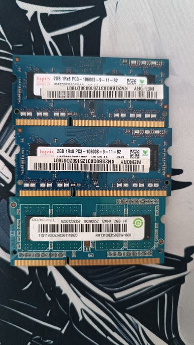 Продам плашки озу для ноута