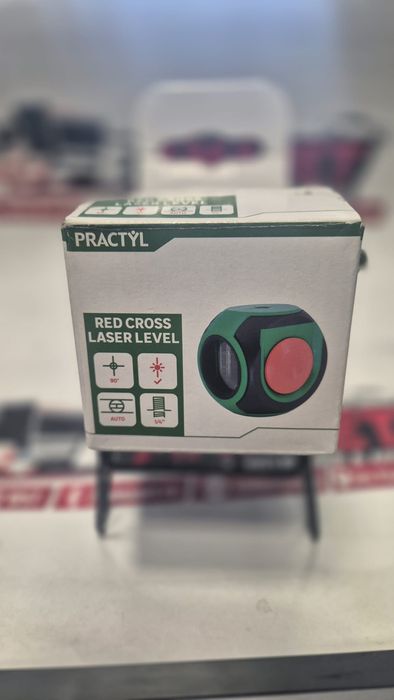 Nivela laser cruce Practyl, rază roșie 7m