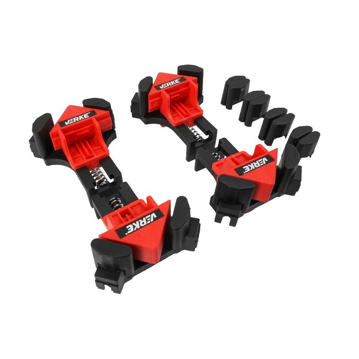 Set de 4 cleme de colt cu strangere rapida 5-22mm si unghi ajustabil