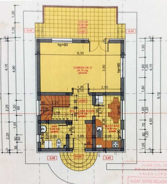 Vând Casă 100 mp utili, P+M, Valea Lupului