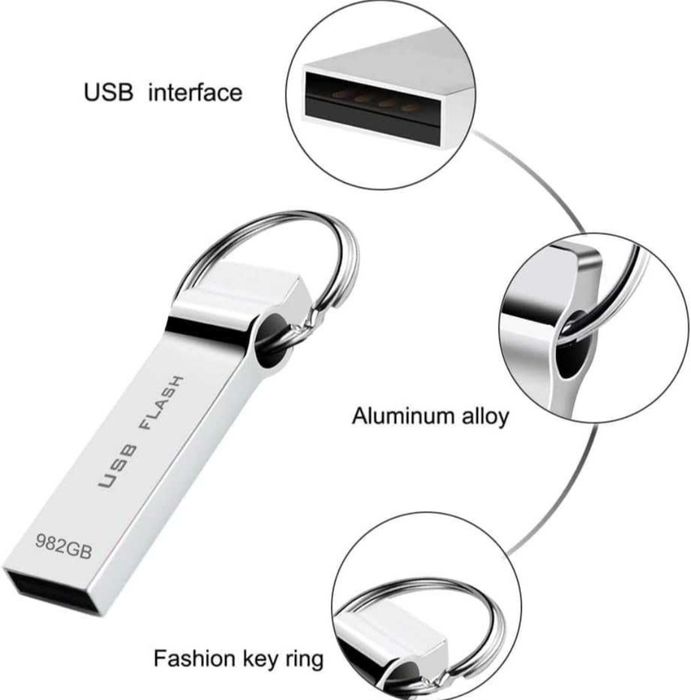Флаш памет USB 982 GB Високоскоростна USB флаш памет за съхранение на данни флашка USB 3.0 бърз пренос на данни