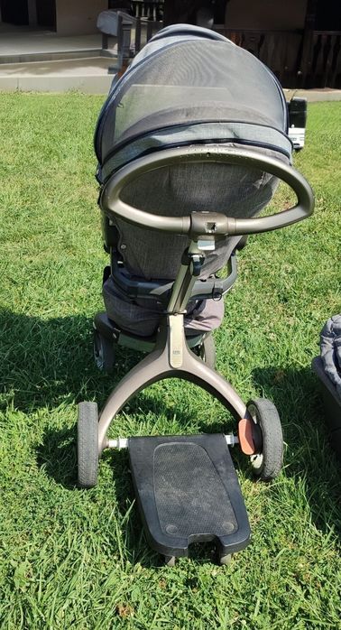 Stokke® Xplory® X + бебешки кош | Modern Grey