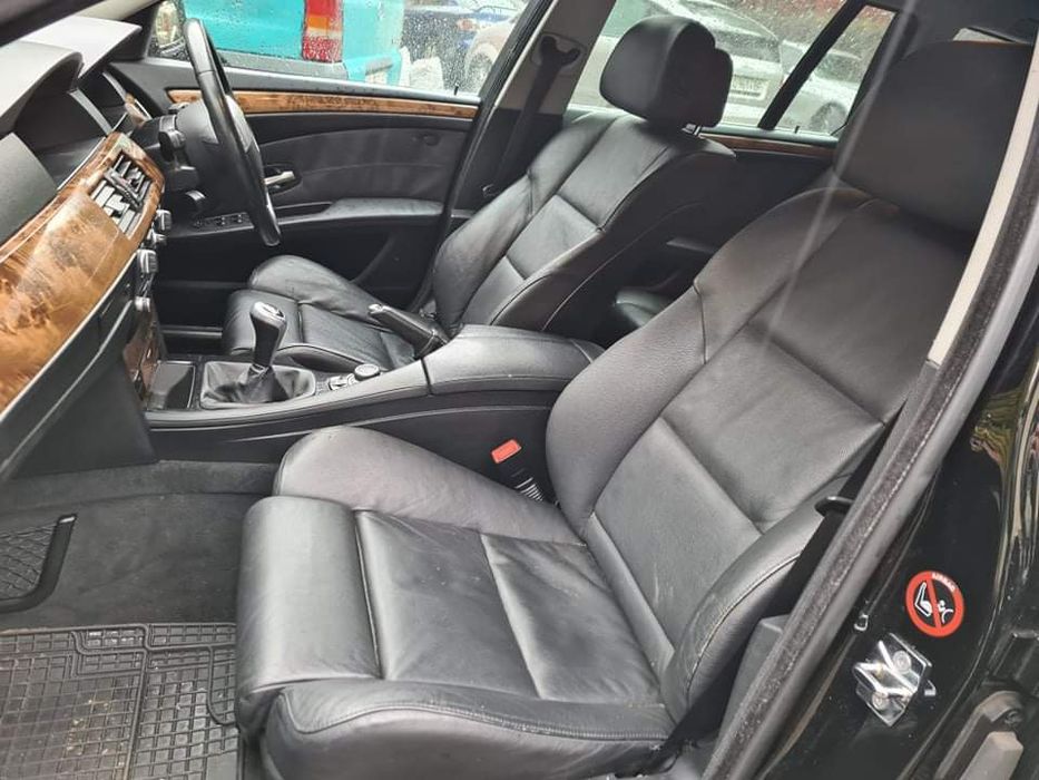 BMW E61 520d N47 177кс Cic навигация Dynamic Facelift ръчка НА ЧАСТИ!