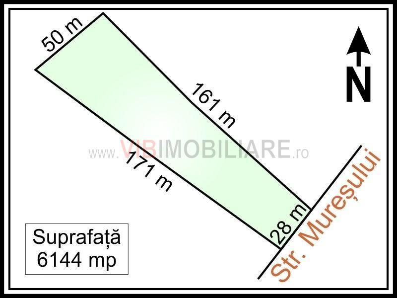 Breaza - Nistoresti, Str. Muresului, teren intravilan, 6.144 mp