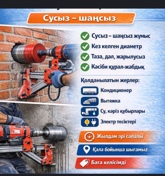 Алмазное сверление, алмазное бурение