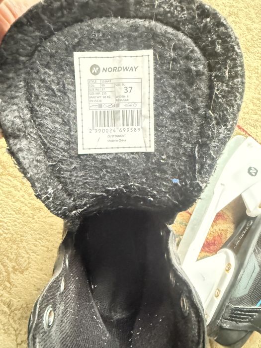 коньки Нордвэй 37 размер б/у