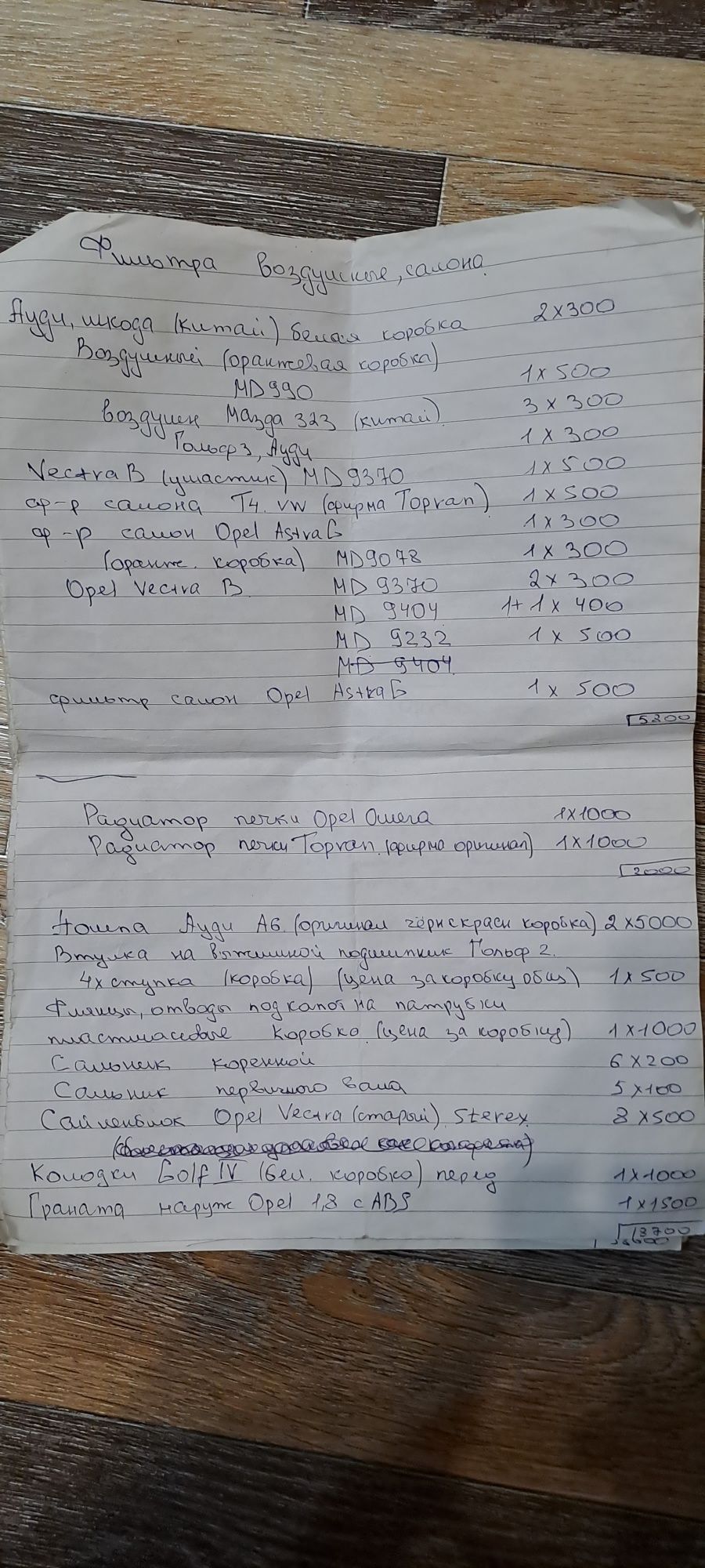 Продам запчасти оптом ,отдельно не продаю ,в основном на немецкий авто: 160  000 тг. - Транспорт на запчасти Нура на Olx