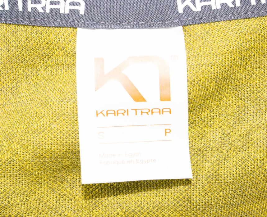 Kari Traa дамска блуза от мериносна вълна термо бельо зелено S