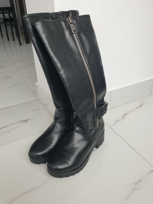 Cizme About you piele naturala