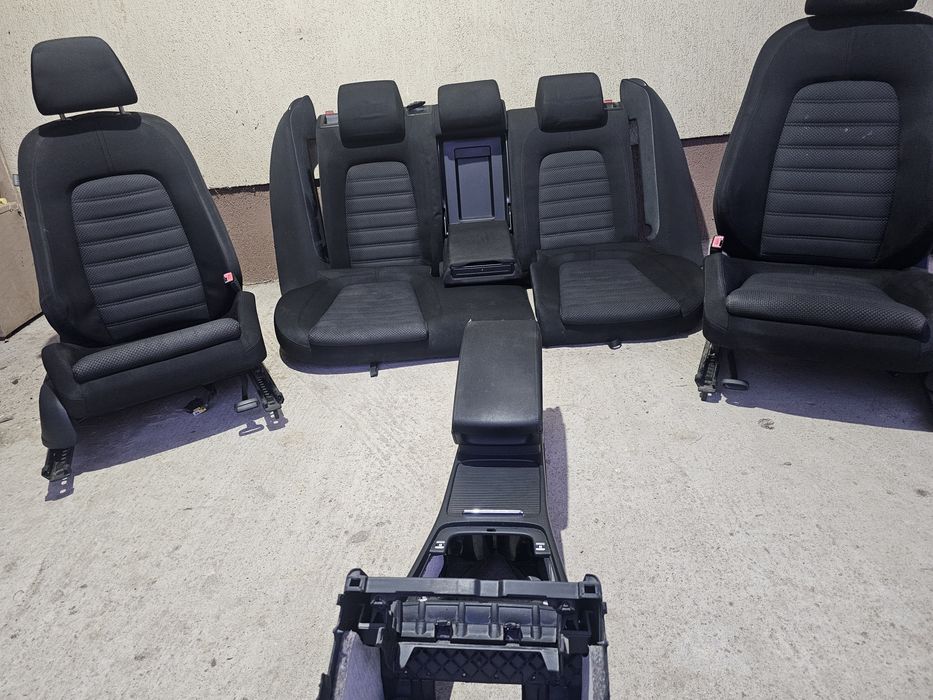 Interior textil passat b6 variant + cotiera!