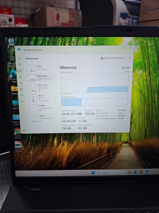 Laptop Lenovo 16'' IPS ThinkPad L16 Gen 1, Ultra 7 155U, 16GB DDR5, 512GB SSD