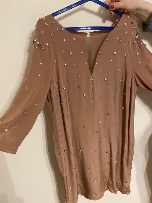 Rochie de ocazie din mătase Manuri