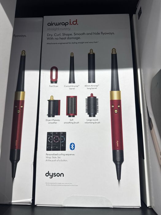 Dyson stayler airwrap complate long red velvet id