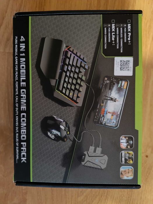 Конзола за игри Digital One SP00876 Комплект 4 в 1, GAME iOS + Android