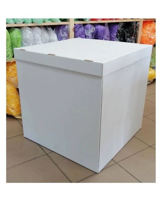 Большие 60*60*60 коробки Гендерпати/Белые