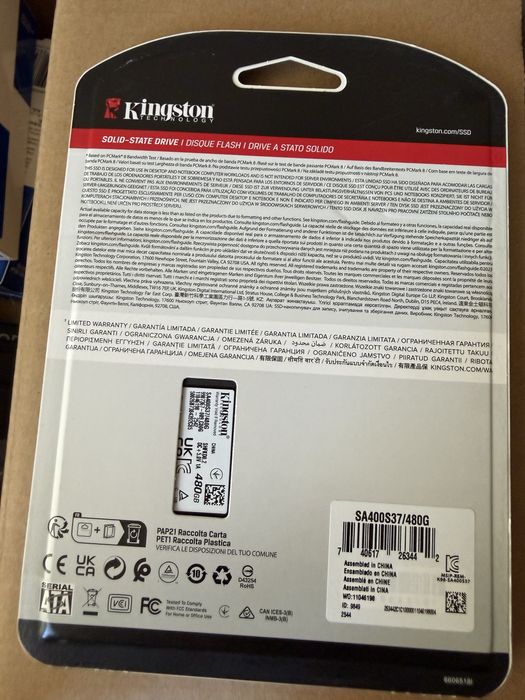 SSD Kingston A400 - 480GB