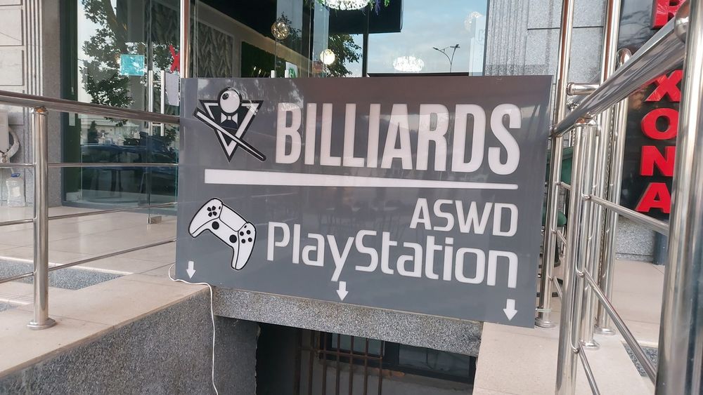 Tablo reklama billard yonadigan / светяшый реклама табло биллиард