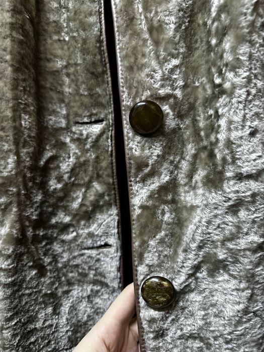 Мутоновая шуба женская