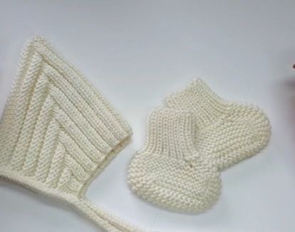 Вязаные вещи для новорождённых