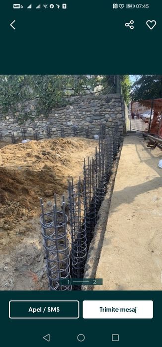 Foraje puțuri piloni denisipări adanciri absorbante curățări fantani