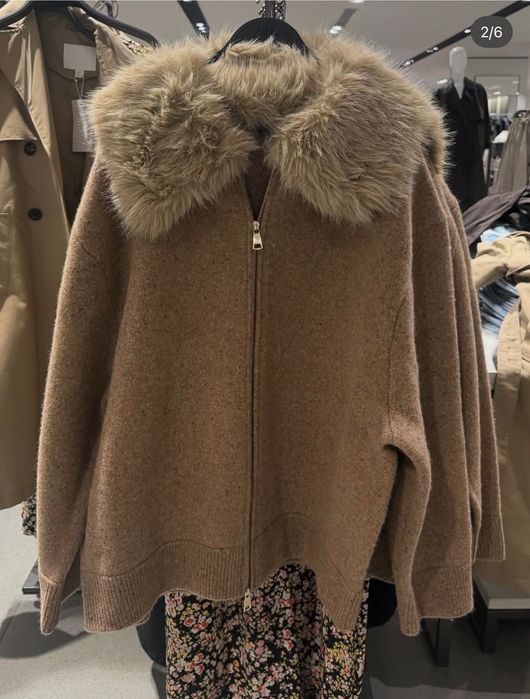 Яке Zara 100% wool L-XL